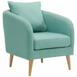 Promo 🤩 Zoe Accent Arm Chair with Wooden Legs in Green by Picket House Furnishings 🔔