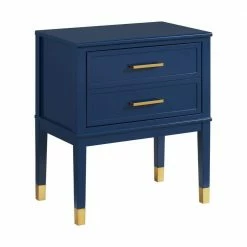 Wholesale 💯 Brody 28 in. H x 24 in. W x 16 in. D Side Table in Navy by Picket House Furnishings ✔️