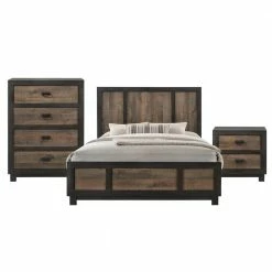 Flash Sale ✔️ Harrison 3-Piece Walnut Queen Panel Bedroom Set by Picket House Furnishings 🎁