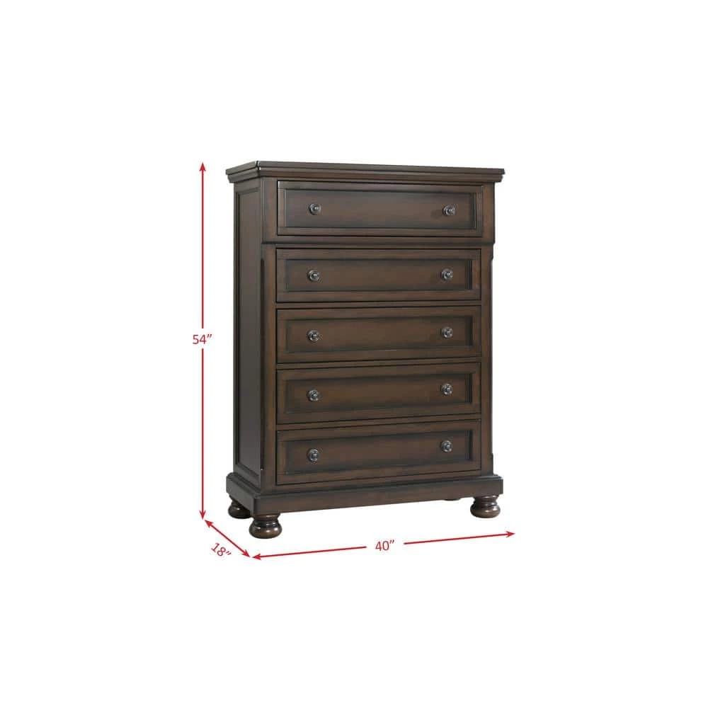 Best deal 🌟 Kingsley Walnut Chest of Drawers by Picket House Furnishings 😀 - Image 2