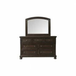 Flash Sale ❤️ Kingsley Walnut 👗 Dresser and Mirror Set by Picket House Furnishings 🌟