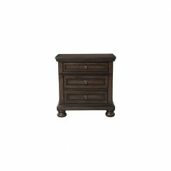 Flash Sale 🧨 Kingsley 3-Drawer Nightstand w/ USB in Walnut by Picket House Furnishings 🎉