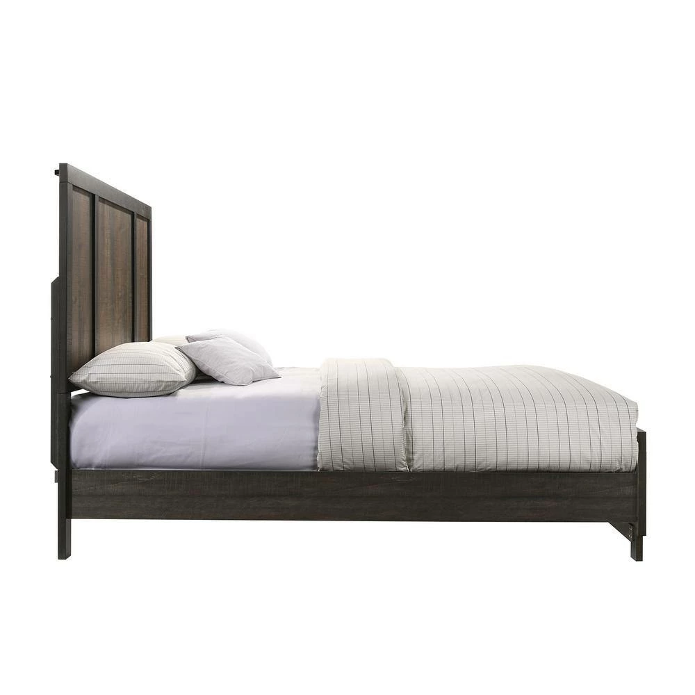 Budget 👏 Harrison Walnut King Panel Bed by Picket House Furnishings 🔥 - Image 3