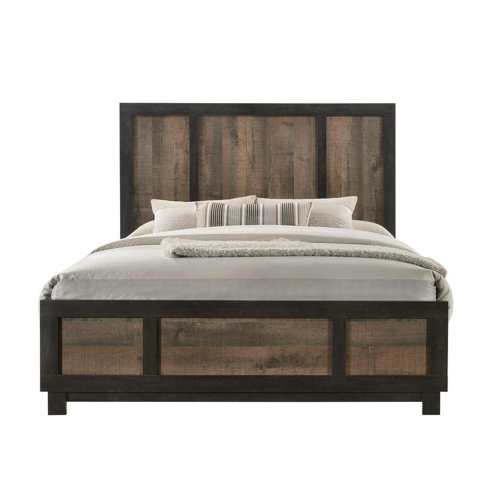 Budget 👏 Harrison Walnut King Panel Bed by Picket House Furnishings 🔥 - Image 5
