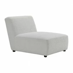Outlet 🌟 White Axelle Faux Sheep Accent Lounger by Picket House Furnishings 💯