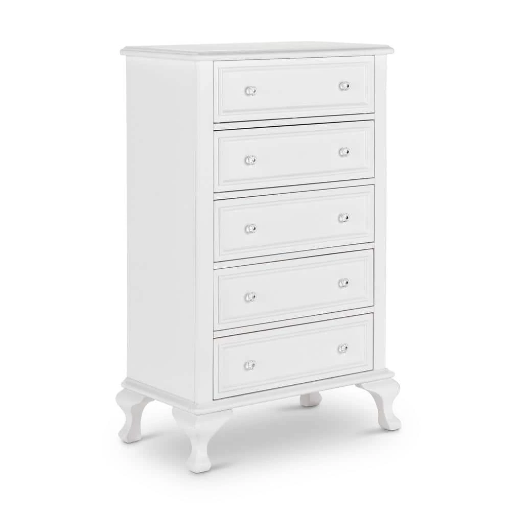Coupon ✔️ Jenna 5-Drawer White Chest by Picket House Furnishings 🎉