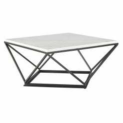 Flash Sale 😍 Conner Square Marble Coffee Table in White by Picket House Furnishings 🌟