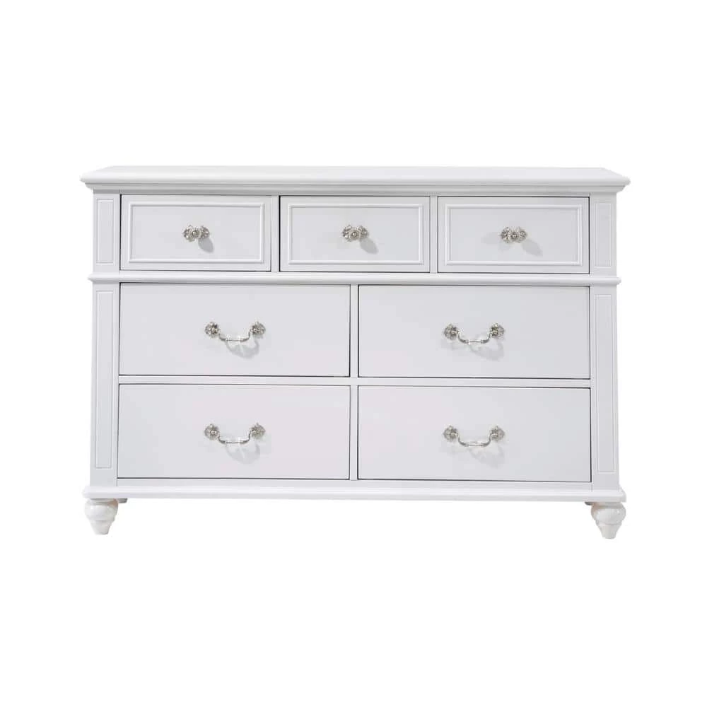 Outlet 🎉 Annie 7-Drawer White 👗 Dresser by Picket House Furnishings 🎉