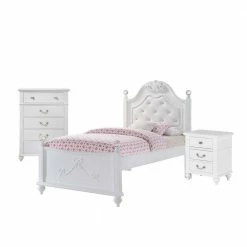 Top 10 👏 Annie 3-Piece White Twin Platform Bedroom Set by Picket House Furnishings 🧨